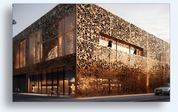 What is Laser-cut decorative mesh
