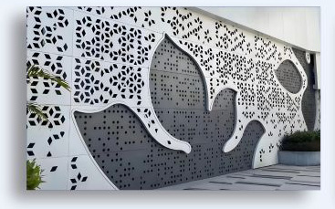 What is Laser-cut decorative mesh