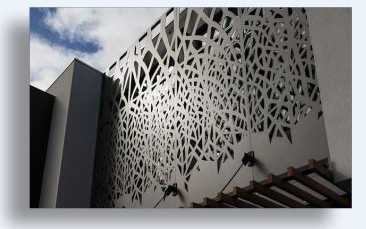 What is Laser-cut decorative mesh