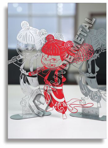 Application of Laser-cut decorative mesh